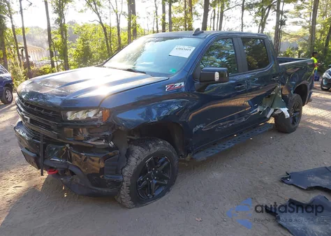 2021 Chevrolet Silverado 1500 4Wd Short Bed Lt Trail Boss из США, поврежденный, VIN 3GCPYFED4MG274728